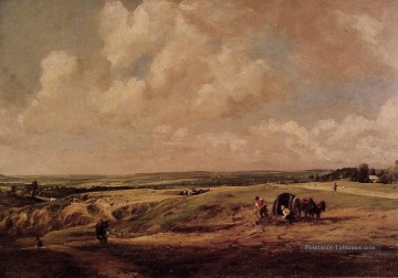 Hampstead Heath romantique paysage John Constable Peinture à l'huile